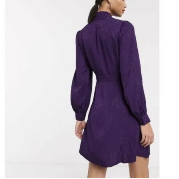 & Other Stories Purple Mini Dress - Picture 5 of 13